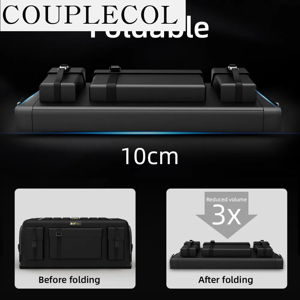 COUPLECOL ใช้งานได้หลากหลาย กล่องเก็บของท้ายรถ จุได้มาก ผ้าอ๊อกซ์ฟอร์ด ถุงเก็บของอัตโนมัติ กล่องเก็บของฉุกเฉิน 30-70L ถุงเก็บของท้ายรถ อุปกรณ์จัดระเบียบรถยนต์ ราคา 1,417 บาท*ส่งฟรี