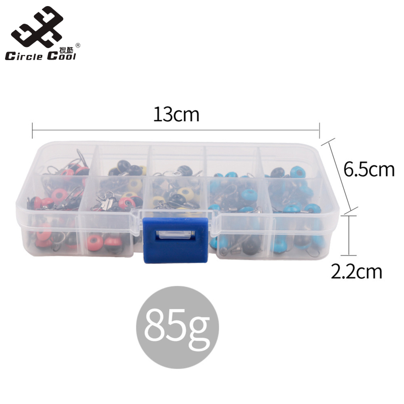 Circle Cool Fishing Swivels With Snaps Fishing Swivels Tackle Kit High Strength Swivels Fishing Tackle Box For Bass Trout 100pcs ราคา 140 บาท*ส่งฟรี