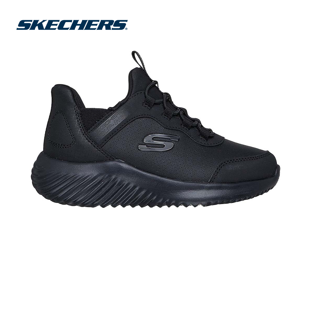 Giày Thể Thao Bé Trai Skechers Slip-Ins Bounder Elite-Studiez - 403896L-BBK Air-Cooled Memory Foam