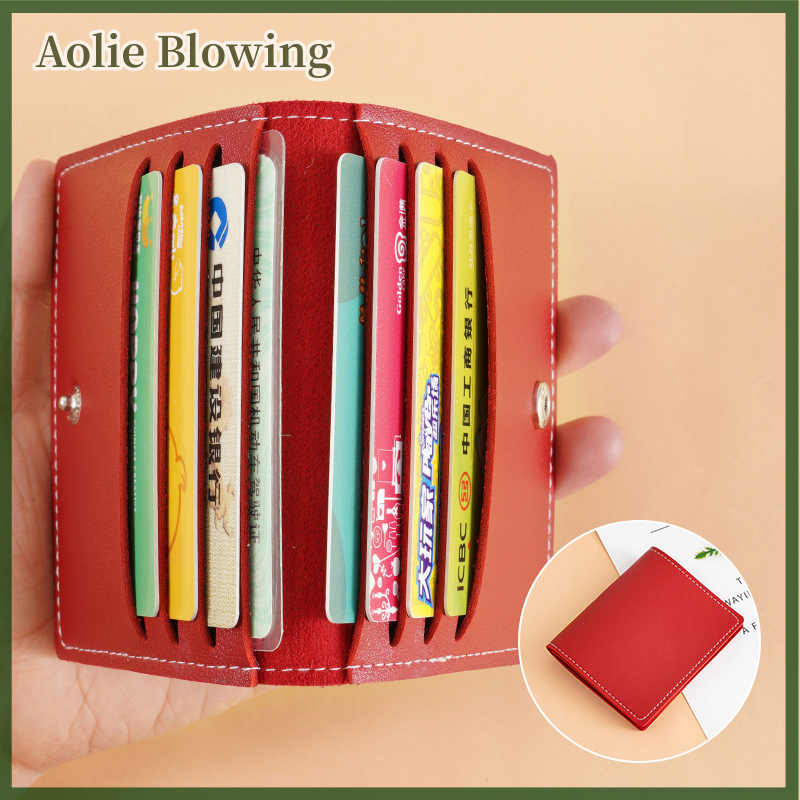 Aolie 1 Card máy tính túi mỏng và nhỏ gọn ngân hàng thẻ ID trường hợp trình điều khiển của ví đựng bằng đơn giản và chống khử từ đồ đựng thẻ
