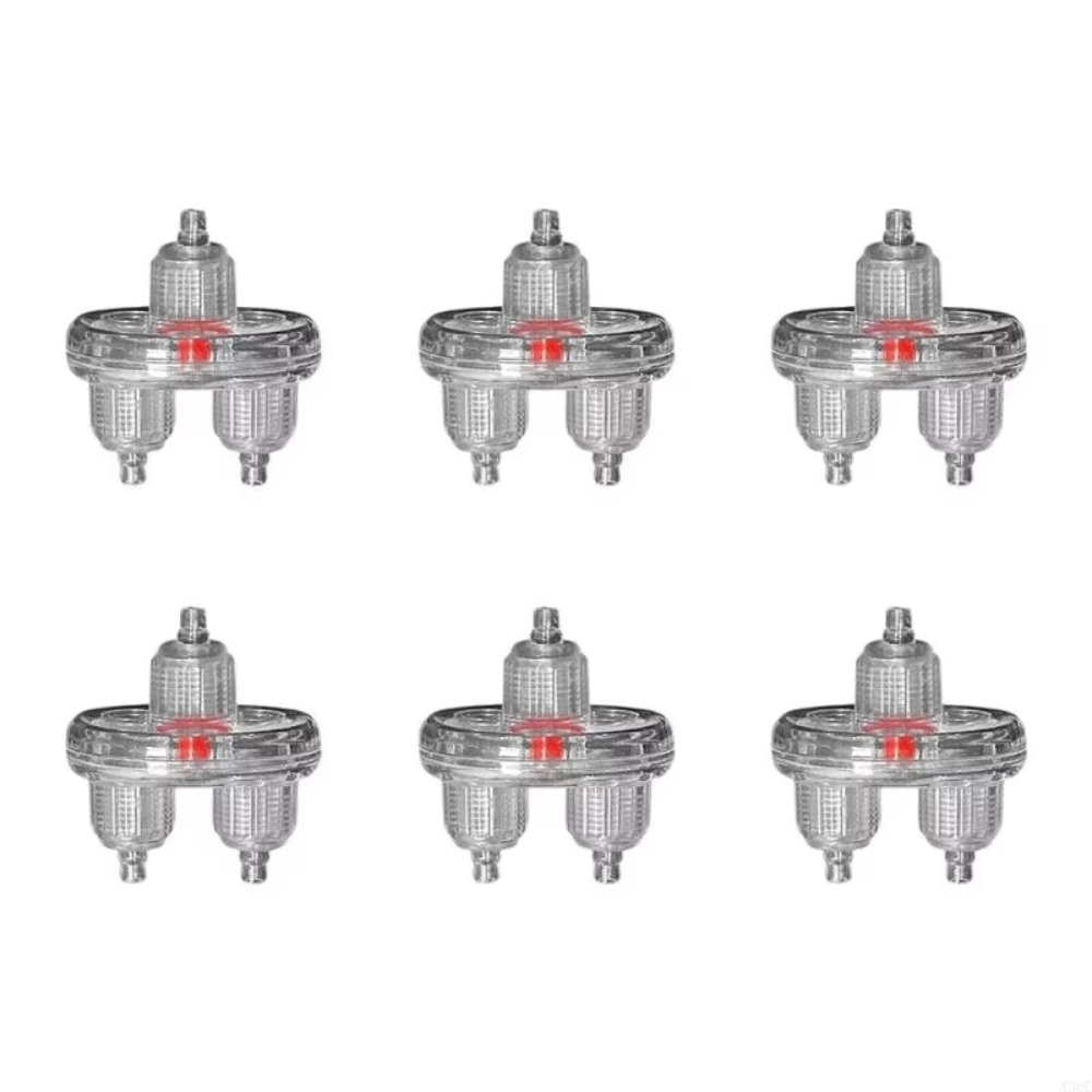 SQUAD 6PCS Chuyên nghiệp Bể cá, máy bơm khí, bộ điều khiển, van. Chống thấm nước Chống rơi rớt Bộ điều chỉnh áp suất máy bơm khí cho bể cá Linh kiện máy bơm Nhựa Van một chiều Sử dụng trong bể cá - 4