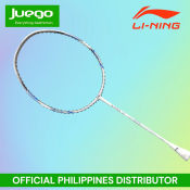 Li-Ning AYPT 077 Badminton Racquet White Blue G-FORCE X