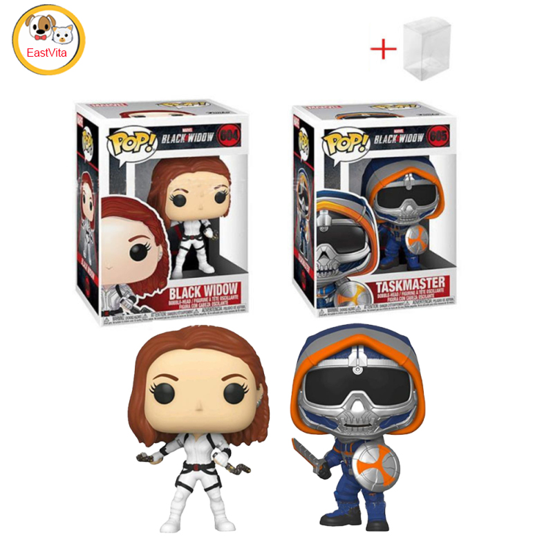 Funko Pop Marvel Black Widow Figure Toy Taskmaster Figure Doll Ornaments
