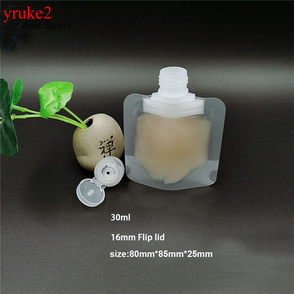 Plastic 30/50/100ml cosmetic soap bag convenient for packaging ราคา 9 บาท*ส่งฟรี