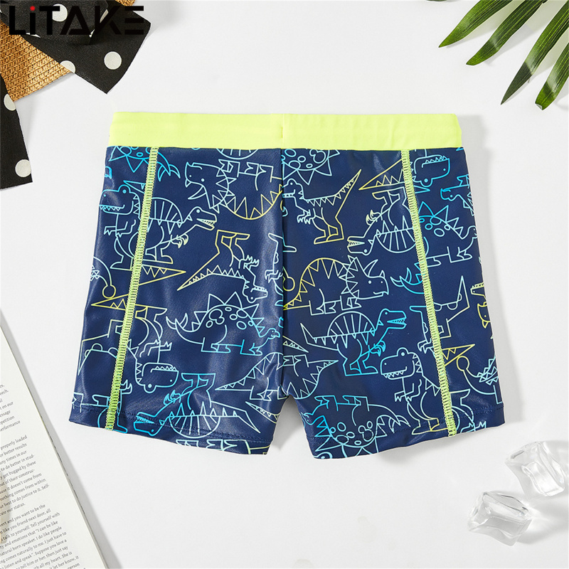 Toddler Boys Swim Shorts Summer Print Shorts Swimming Trunk Beach Board Shorts Swimwear For Kids Boy ราคา 113 บาท*ส่งฟรี