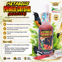 NEW Metabolis Power Crystal Booster 20ml Vitamin untuk memenuhi kebutuhan stamina burung berkicau