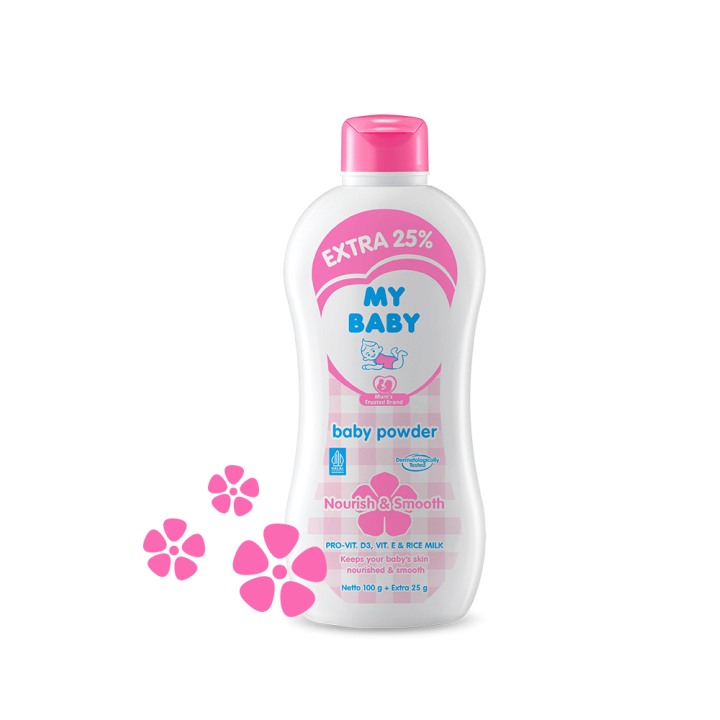 Original My Baby Mybaby Powder Fresh & Moist / Nourish & Smooth / Soft Gentle / Cornstarch (50g / 113g / 281g / 419g) ala Pureen Fiffy Anakku