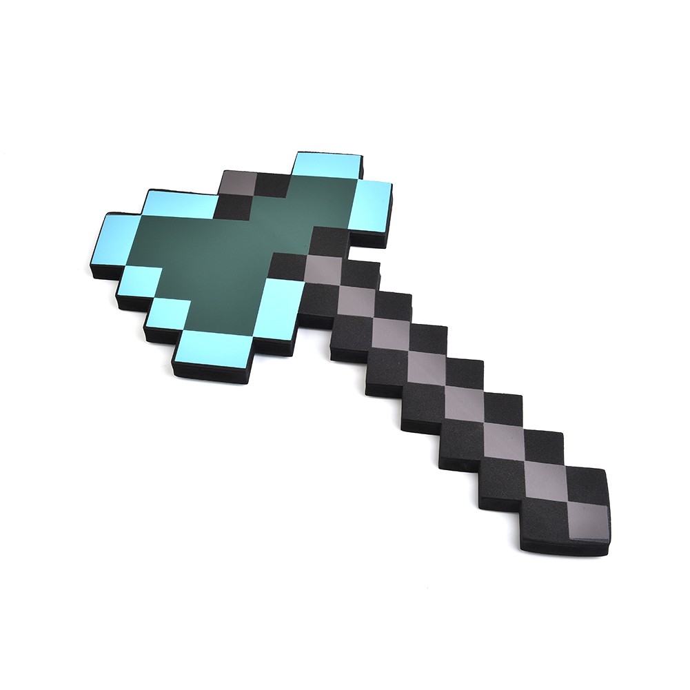 Kim cương Minecraft đồ chơi EVA trẻ em kidstoy AXE pickaxe vật liệu mềm thanh kiếm