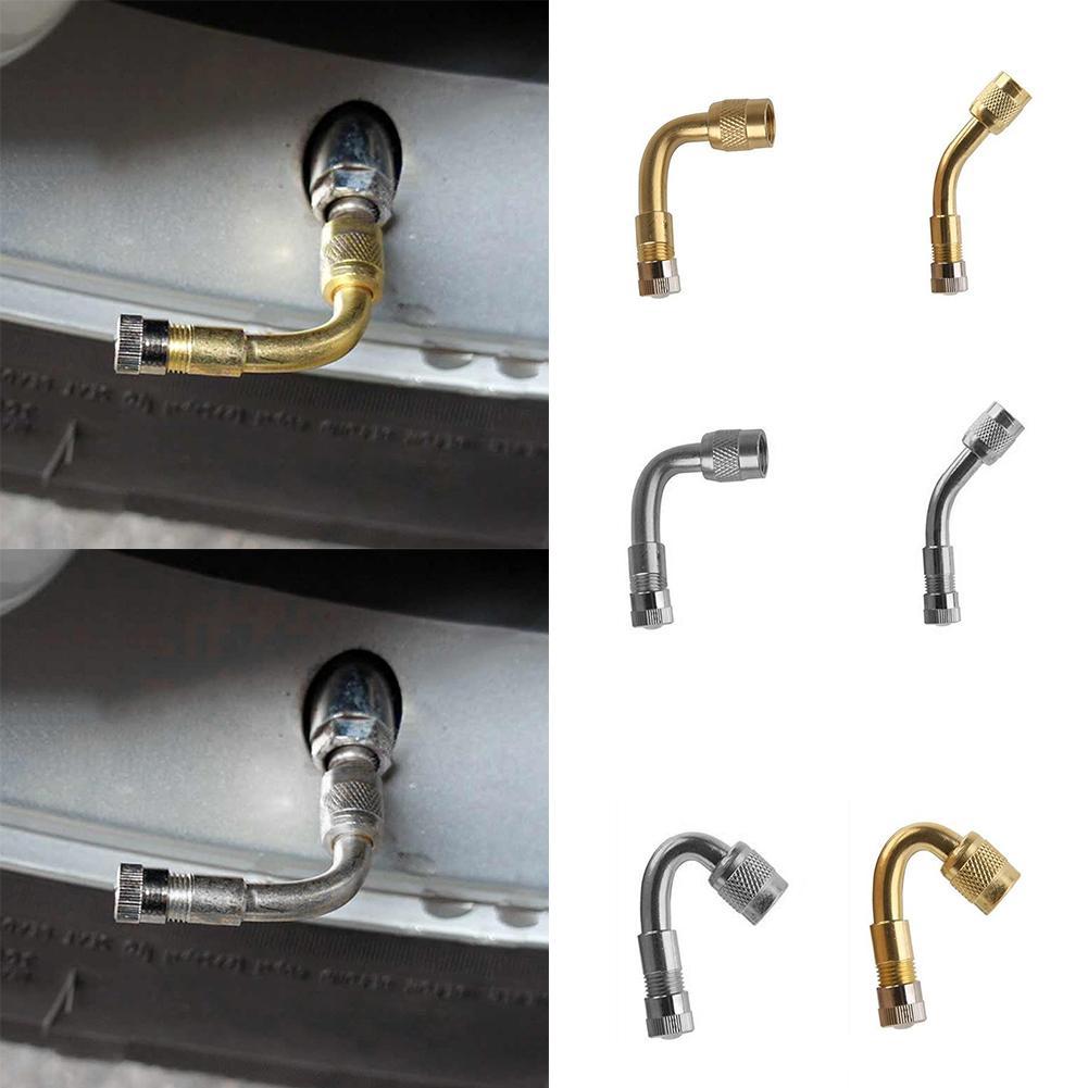 45/90/135 Degree Adaptor Motorcycle Car Tire Automatic Cap Bicycle Valve For Motorcycle H8N7