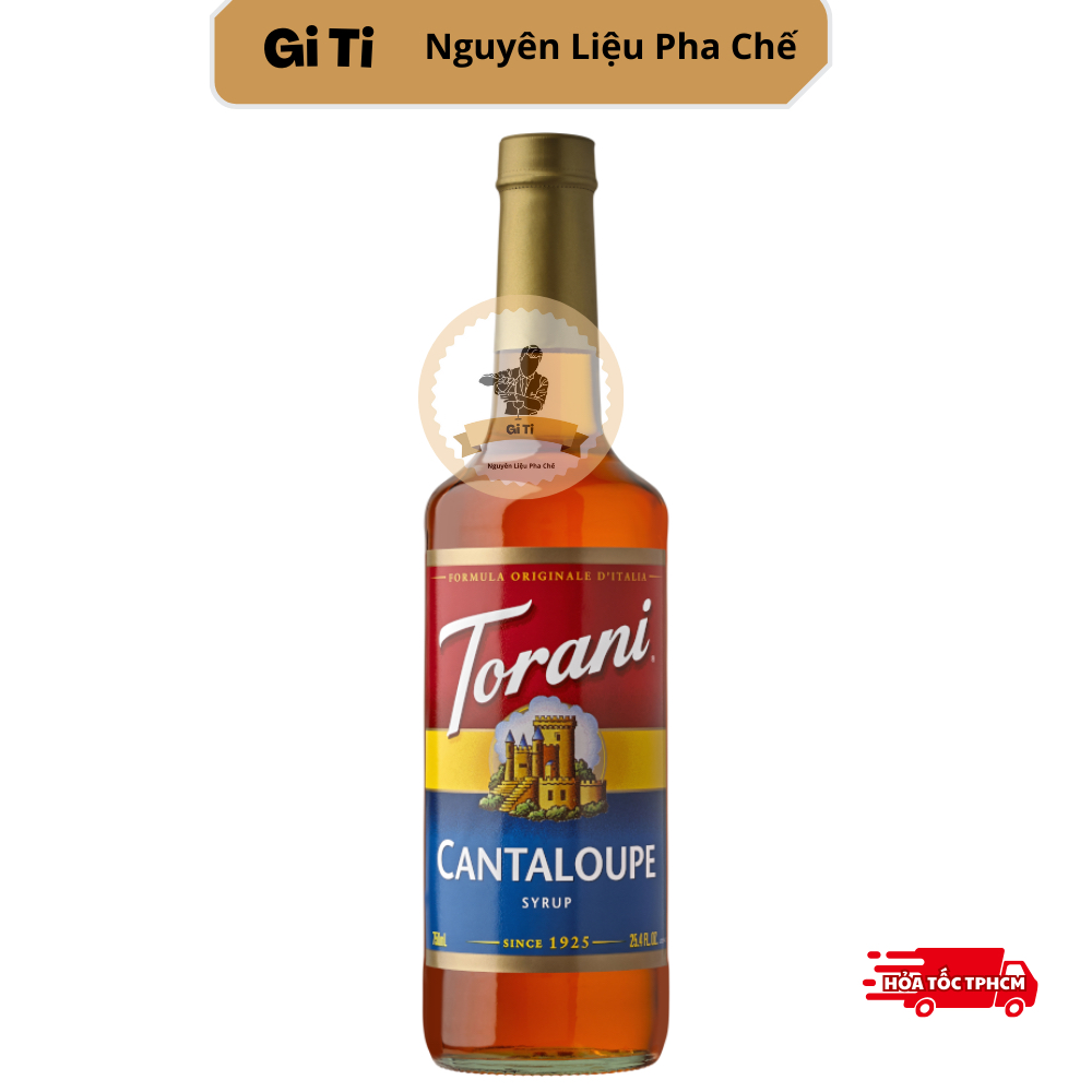 Siro/Syrup Torani Dưa Lưới 750ml | Torani Cantaloupe