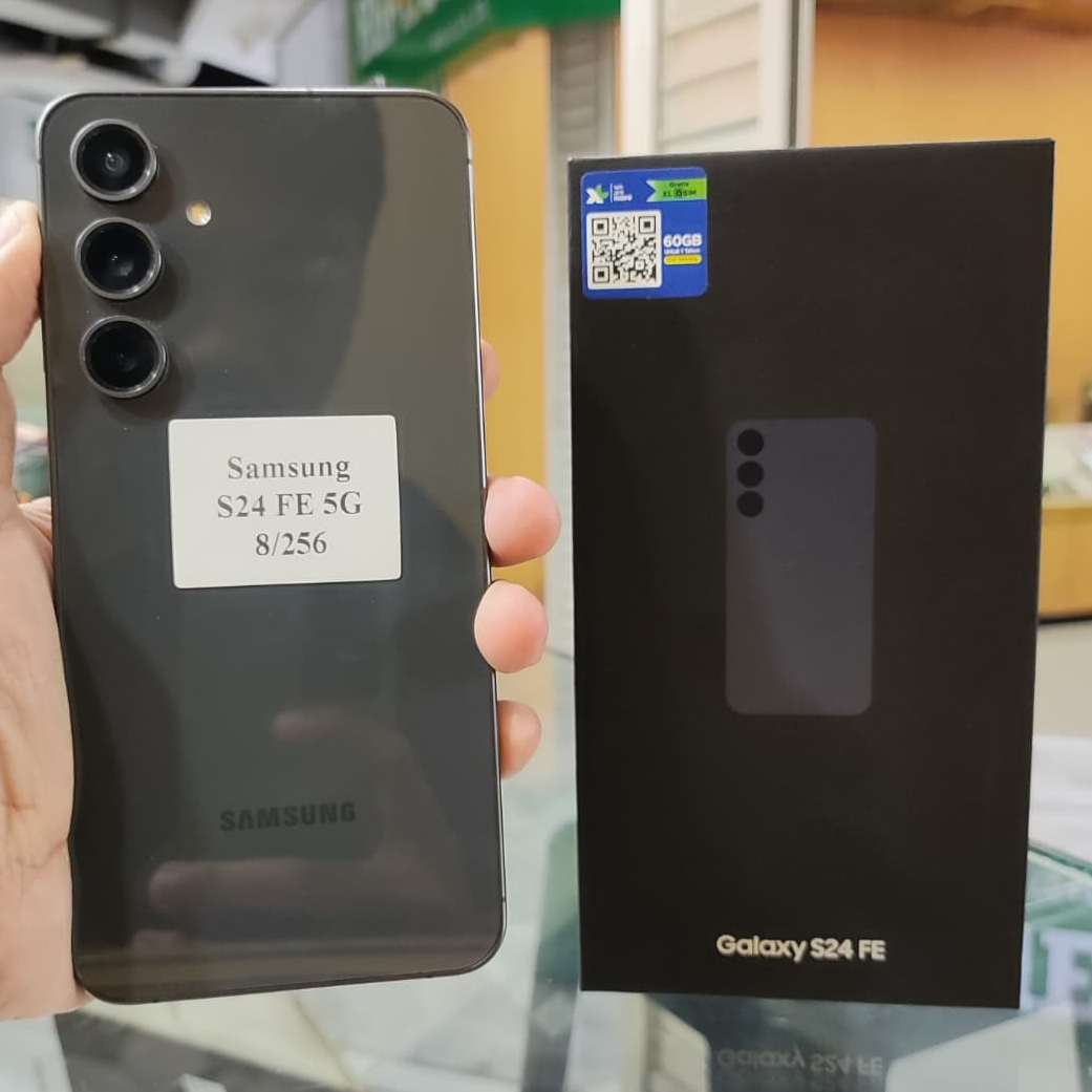 Samsung S24 fe RAM 8/128GB | RAM 8/256GB second original Harga 6,280,999 rupiah*Gratis Ongkir