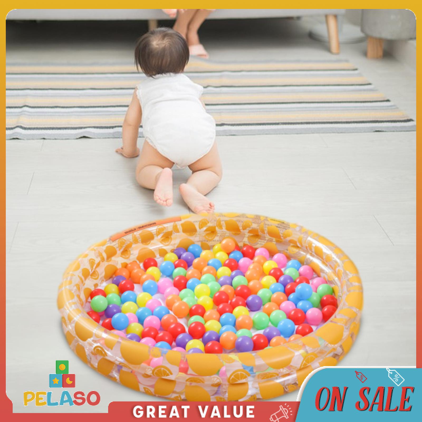 Pelaso Inflatable hồ bơi trẻ em hồ bơi trẻ em mềm children's đồ chơi 35.43 ''x 5.31 ''Bể Bơi Phao hồ bơi trẻ sơ sinh cho sân sau bãi cỏ ngoài trời