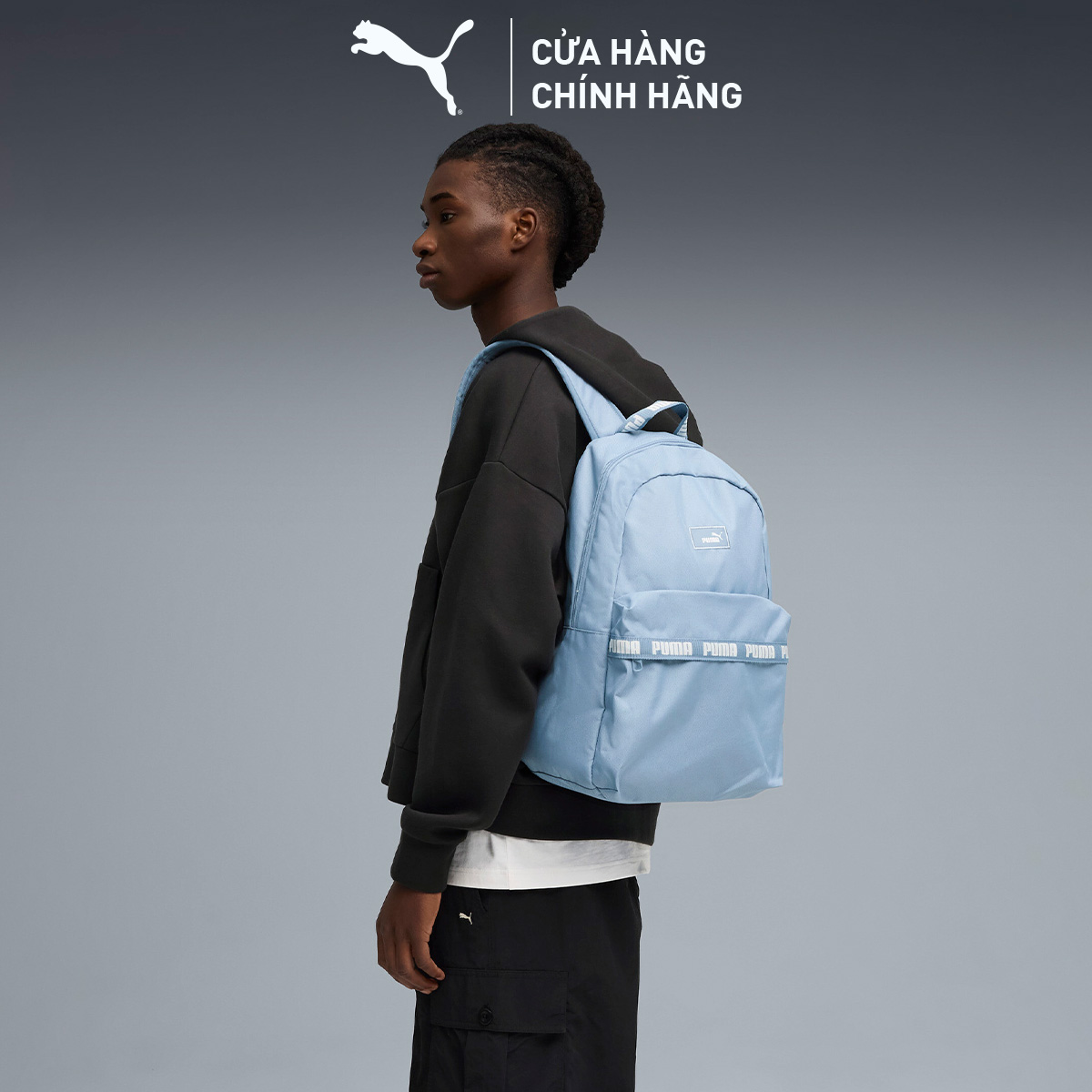 Balo Thể Thao PUMA Unisex PHASE TAPE Backpack Cool Blue Màu Xanh