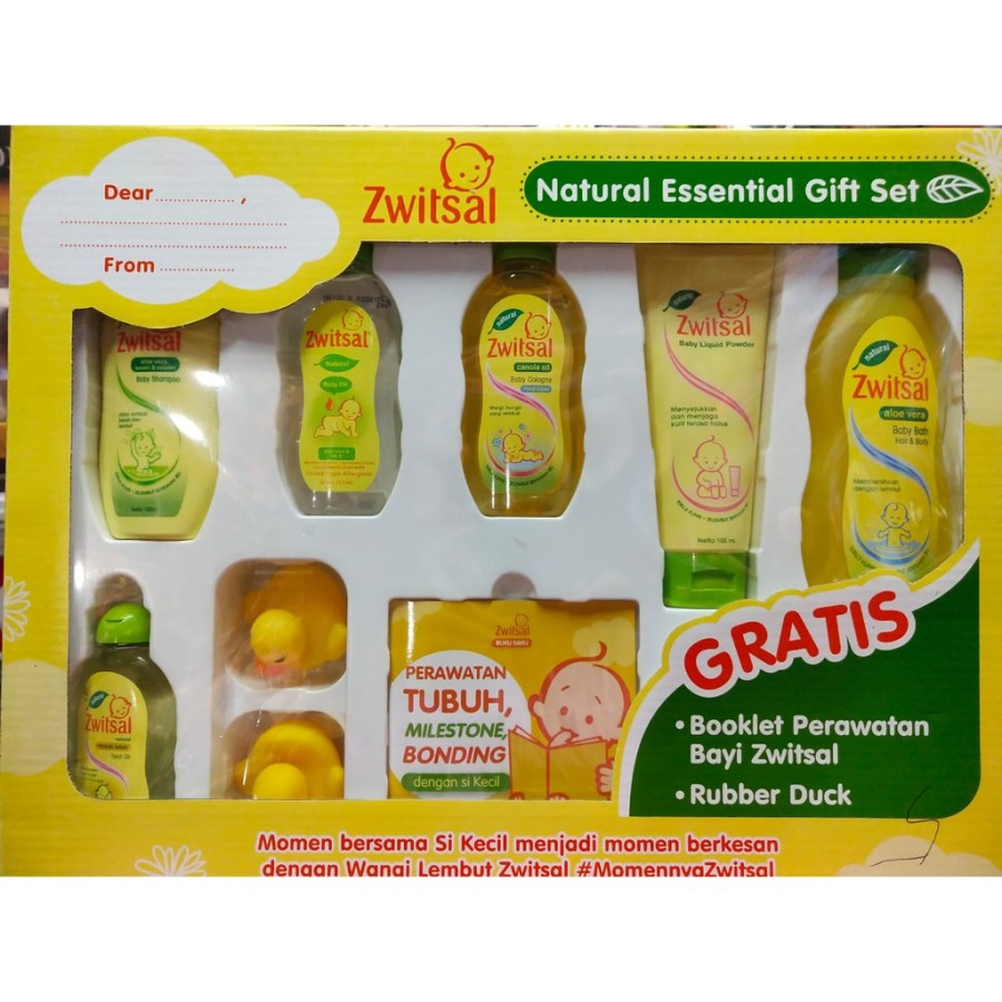 Zwitsal Baby Spa hadiah box - Paket Set Lengkap Zwitsal Perlengkapan Bayi