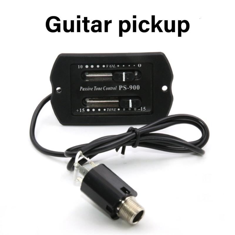 2 ban nhạc Acoustic Guitar Preamp Bộ cân bằng EQ Tuner xe bán tải Piezo Bộ nhận EQ Tuner cho guitar nhạc Acoustic cổ điển