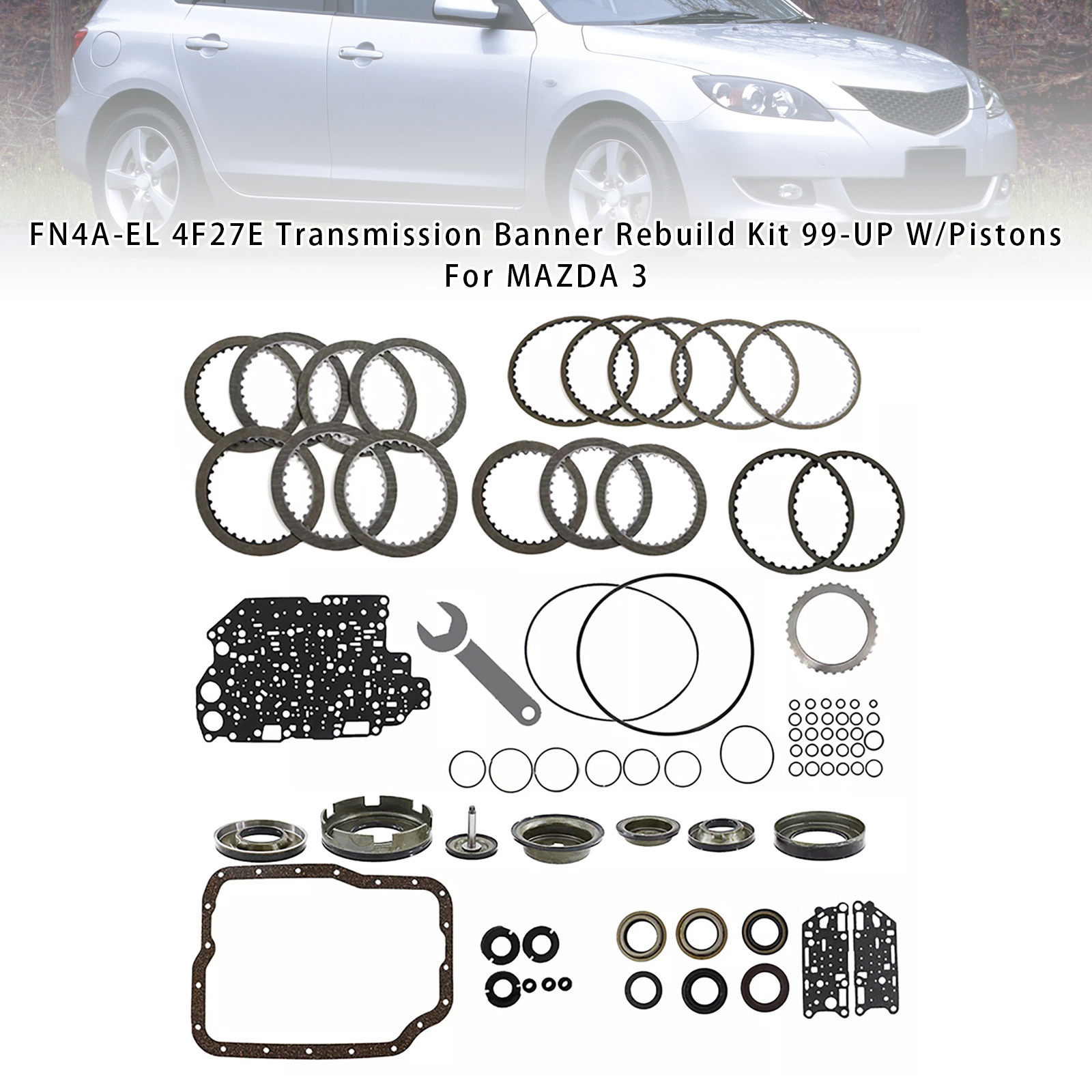 FN4A-EL 4F27E Transmission Banner Rebuild Kit 99-UP W/Pistons For MAZDA 3 ราคา 9,110 บาท*ส่งฟรี