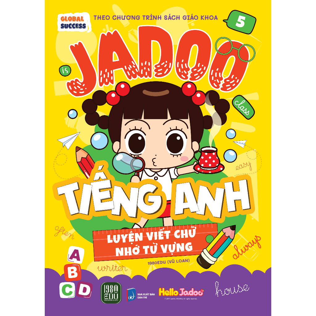 Sách - Jadoo Luyện Viết Chữ, Nhớ Từ Vựng Tiếng Anh 5