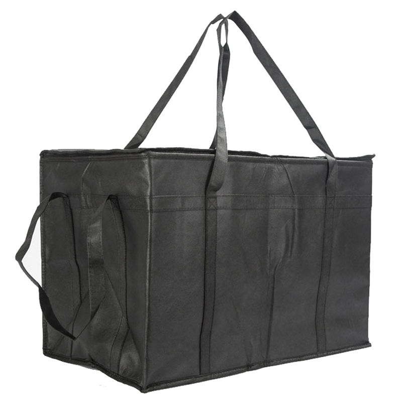 (ADRI) 1 PCS Insulated Food/Pizza Delivery Bag Insulated Grocery Reusable Shopping Bags