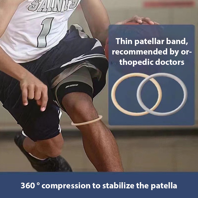 Philippines Stock] Patella Knee Strap Stabilizer Pad Knee Supports For  Basketball Patella Knee Rubber Band Elastic Fixation Protection Silicone  8x8x1cm Running Fitness Comfortable Joint Rope Loop