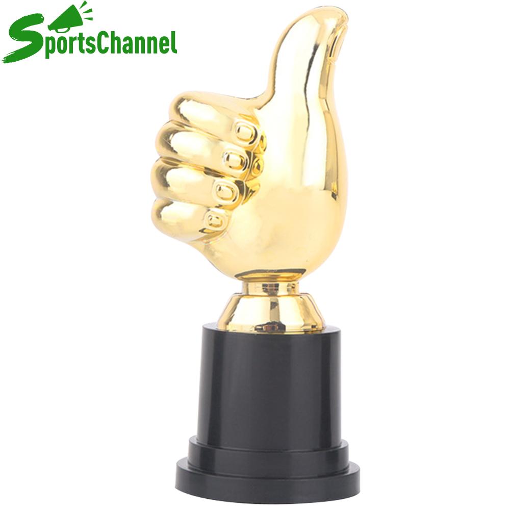 Ngón tay cái lên Cúp bóng đá cúp khuyến khích chiến thắng Mini Giải thưởng giải thưởng cao 5in cho tiệc trẻ em ủng hộ