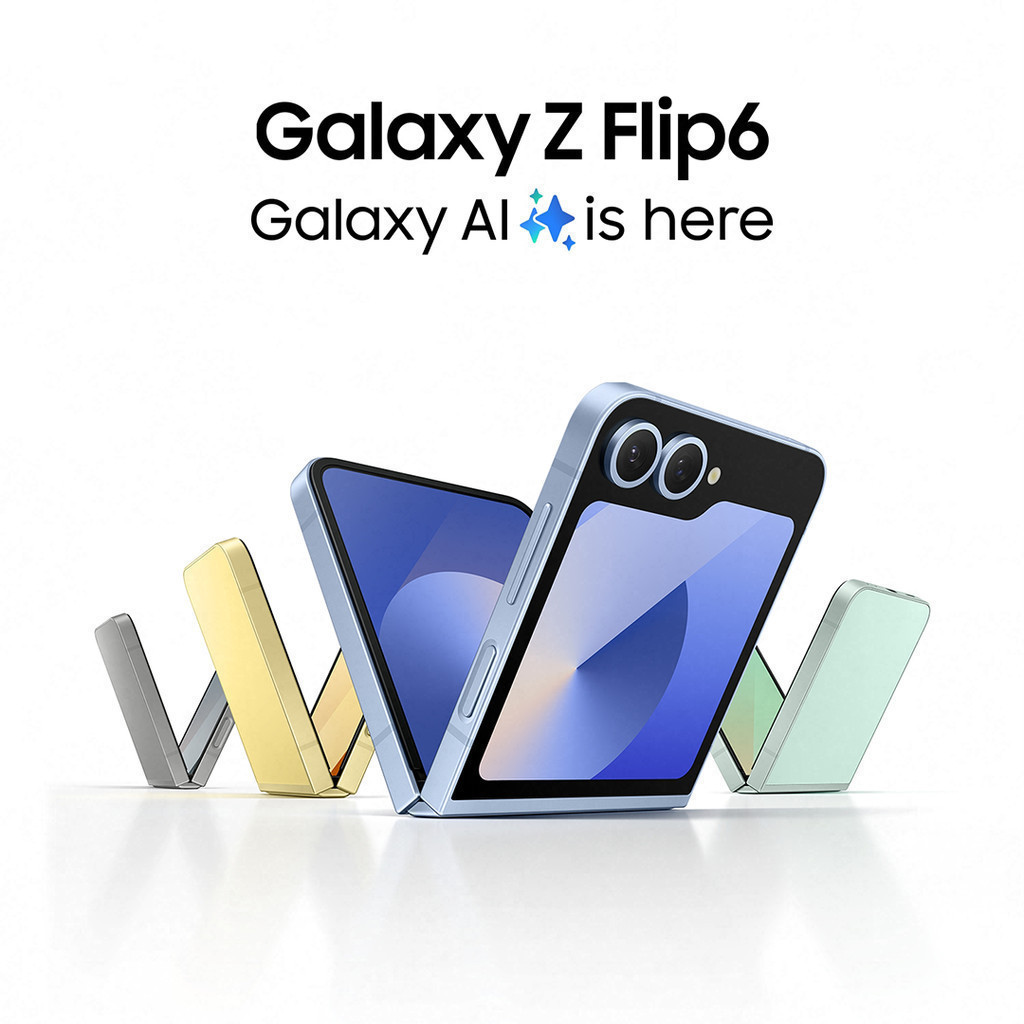 Samsung Galaxy Z Flip6 12/256GB - Blue, Smartphone AI, Smartphone Lipat, Kamera 50MP Giá 17,499,000 Đồng*Miễn phí vận chuyển