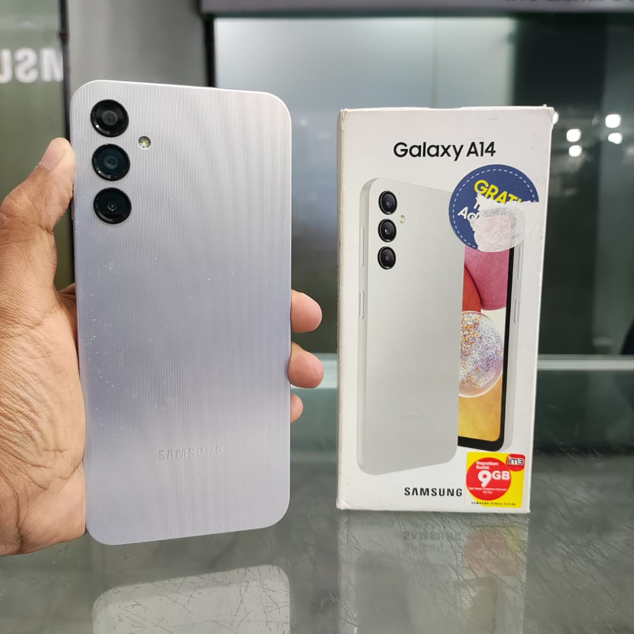 Samsung A14 4G Ram 4/128GB | Ram 6/128GB Second Original Harga 1,299,034 rupiah*Gratis Ongkir