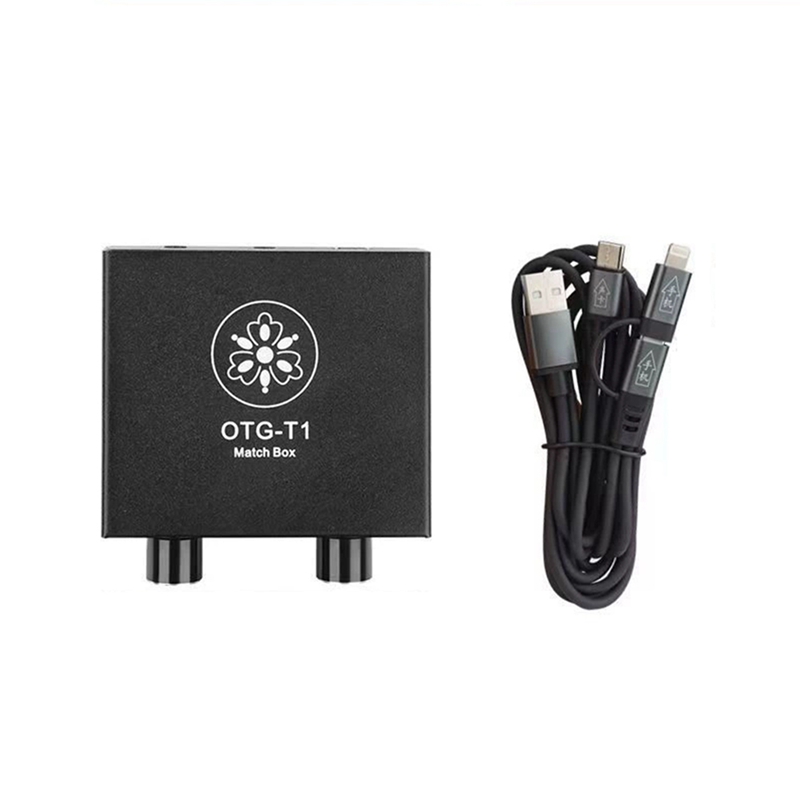 【Latest model】USB Lossless OTG Stereo Live Streaming Sound Card Mobile Phones Computers Universal Converter Professional Sound Card