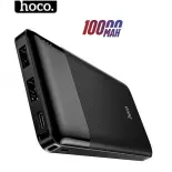 Pin Sạc Dự Phòng 10000mAh Hoco PK-01 siêu mỏng đèn LED chất liệu ABS cao cấp ( Đen )