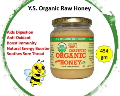 Y.S. Eco Bee Farms, 100% Certified Organic Raw Honey 454gm