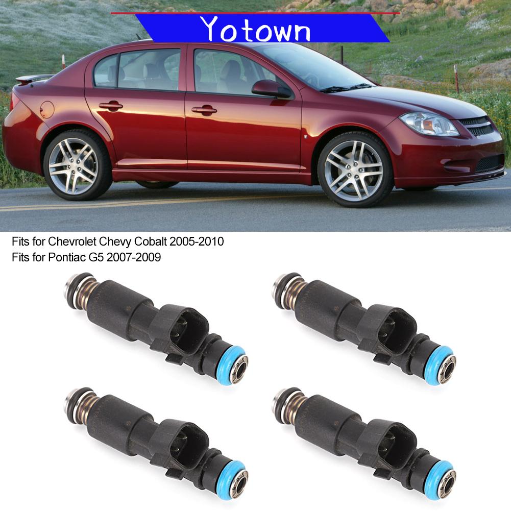 Yotown 4 Dầu Nhiên Liệu Vòi Phun 12582219 Phù Hợp Cho Xe Chevrolet Chevy Cobalt 2005-2010 Giá 599,000 Đồng*Miễn phí vận chuyển