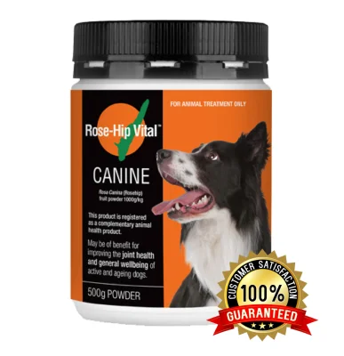ROSE HIP VITAL CANINE 500g Premium Pet Supplement Rose-hip Vital Dog Powder
