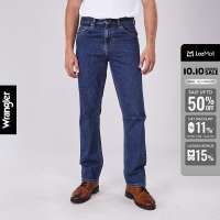 WRANGLER กางเกงยีนส์เอวกลางทรงขากระบอก MWZ รุ่น WR WRMWZ227 แรงเลอร์ กางเกงยีนส์ เสื้อผ้าผู้ชาย กางเกงผู้ชาย