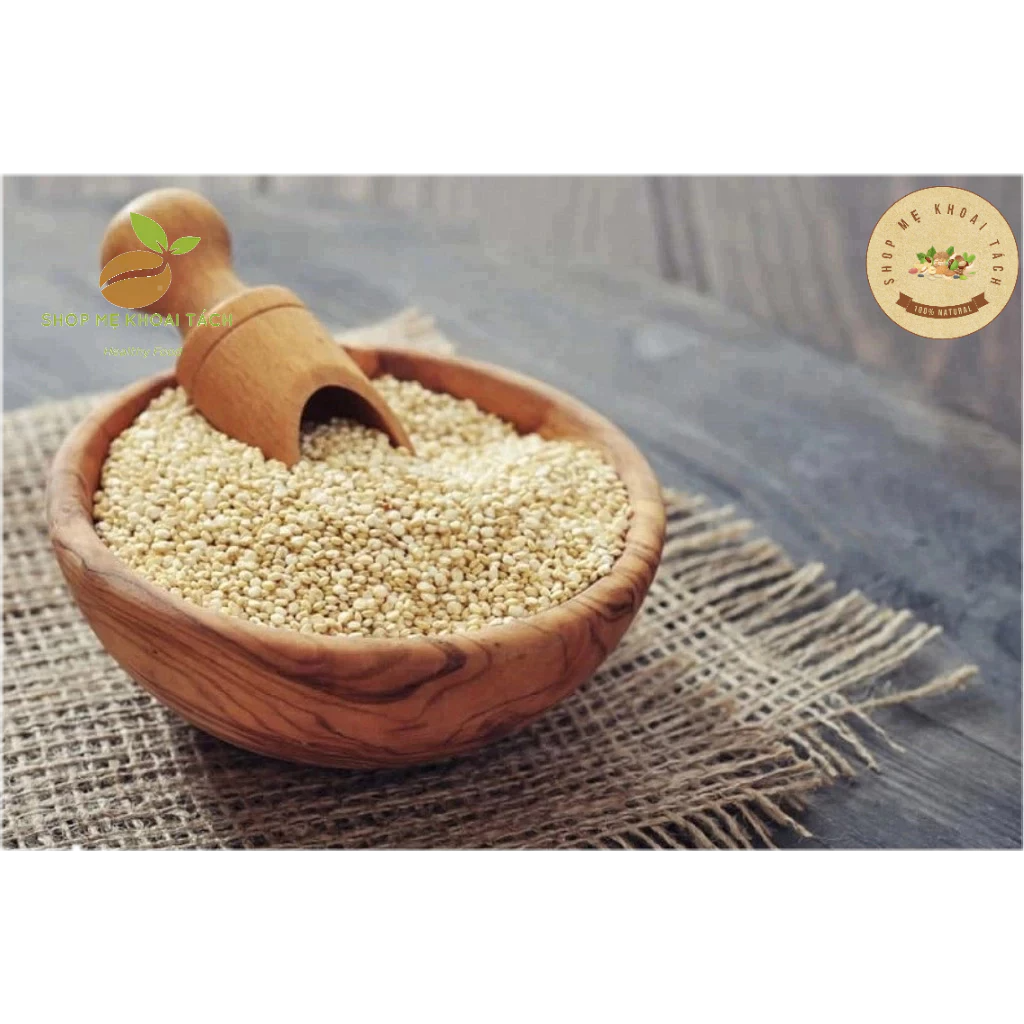 500G Hạt diêm mạch hữu cơ Quinoa - Diêm mạch trắng Organic Hữu Cơ Ăn Dặm Nhập Khẩu