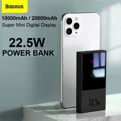 Baseus Super Mini 10000mAh / 20000mAh 22.5W Power Bank PD Fast Charge Portable Charger Powerbank