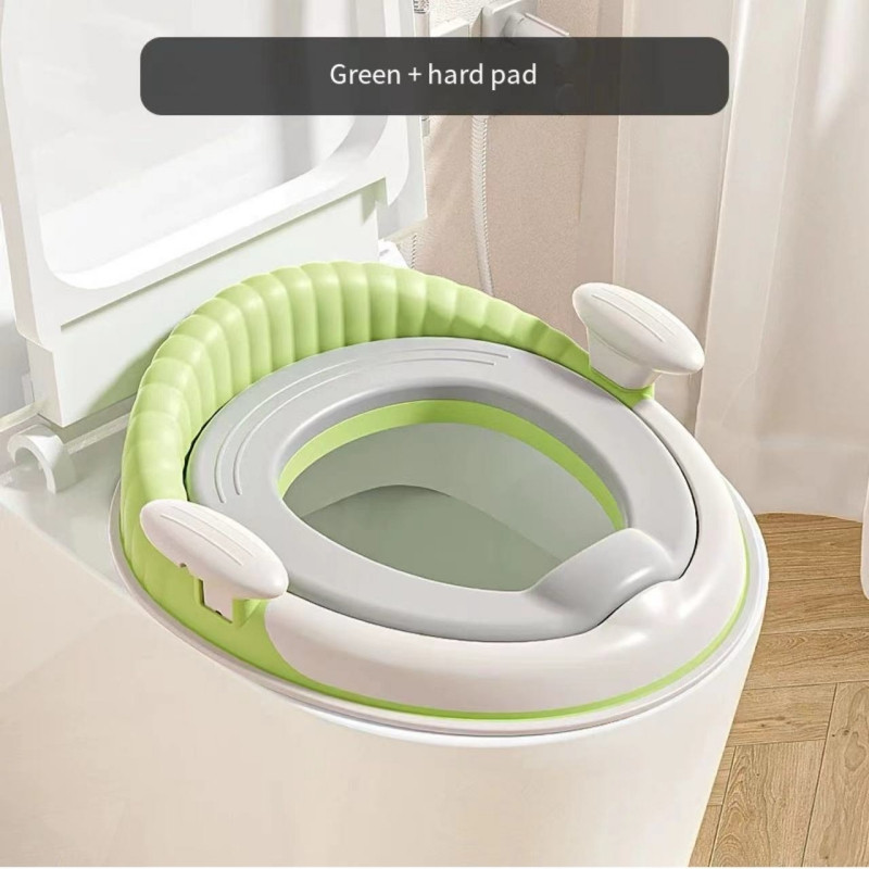 Baby Children Kid Potty Seat Training Toilet Seat With Handle Anti-Slip & Safe For Toilet Training Portable Hang