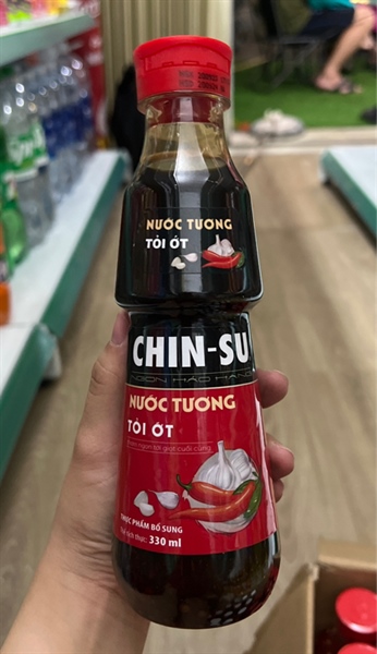 NƯỚC TƯƠNG TỎI ỚT - CHINSU - Chai 330ml