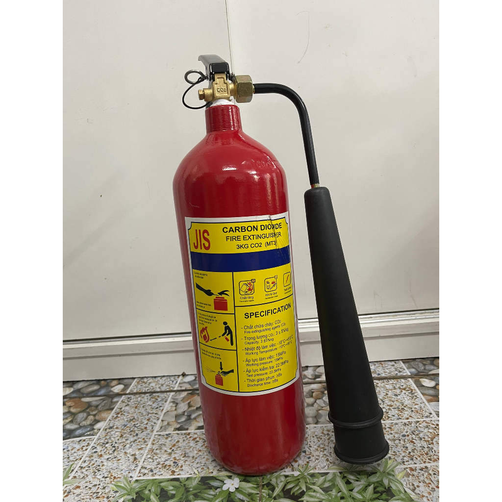 Bình khí co2 mt3 3kg, bình cứu hỏa mt3, bình chữa cháy co2, mình mt3 3kg đạt tiêu chuẩn, hàng loại 1, bình cứu hỏa mt3