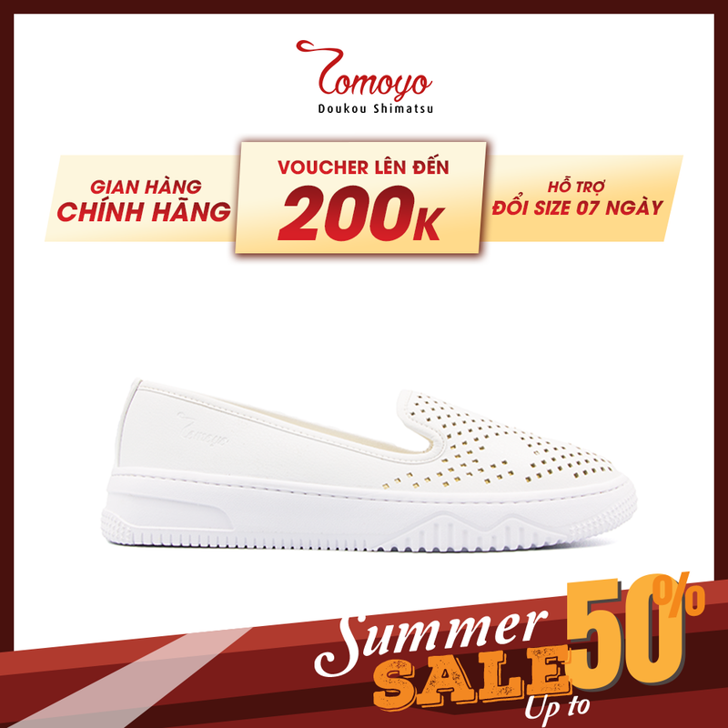 Giày sneaker nữ tomoyo da microfiber "siêu nhẹ" tmw20907