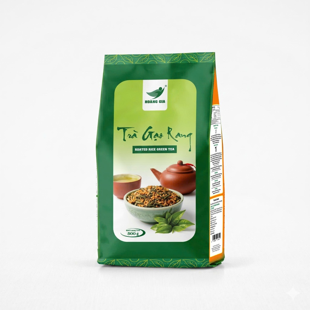 Trà gạo rang Hoàng Gia gói 500G