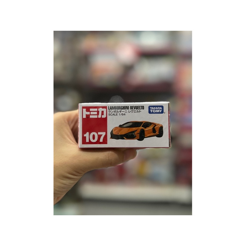 Đồ chơi mô hình xe Tomica No.107 Lamborghini Revuelto (cam)