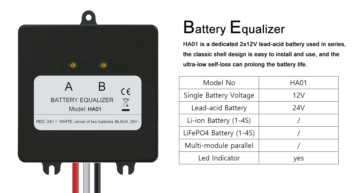 Battery Balancer PLC-10 PNE-10 HA01 HA02 HC01 HC02 Lead Acid