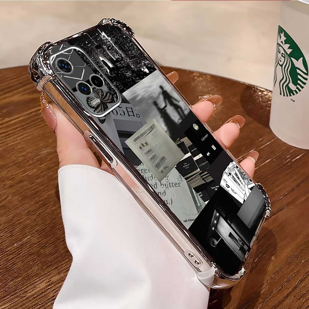 SEAHAI Coque pour Vivo Y21 / Vivo Y21s / Vivo Y33s, Double Couche Renforcée Défense TPU Silicone