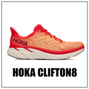 HOKA ONE ONE CLIFTON 8 Sneakers - Blazing Orange