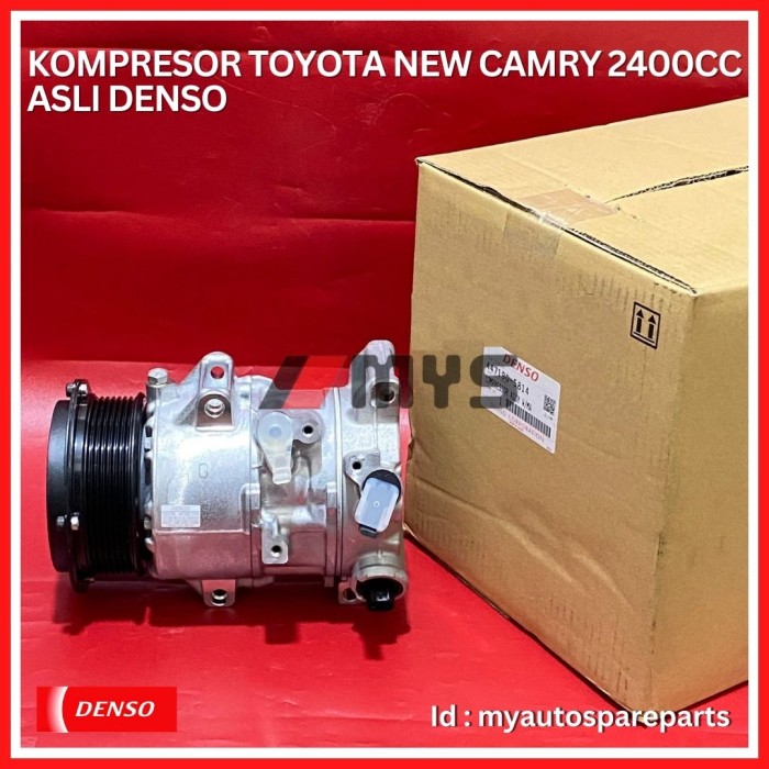 COMPRESSOR AC Mobil TOYOTA New Camry 2400cc KOMPRESOR ASLI DENSO Harga 5,393,500 rupiah*Gratis Ongkir