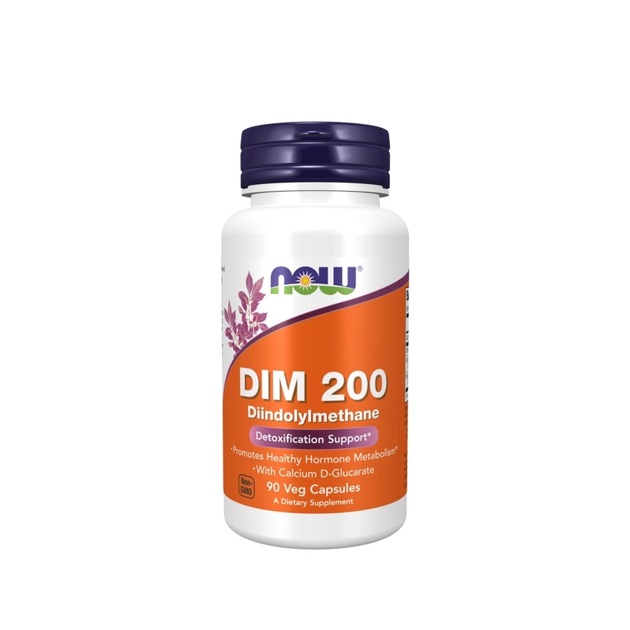 NOW DIM 200 | Diindolylmethane with Calcium D-Glucarate, 90 viên giúp cân bằng nội tiết ,thải độc ✓ Hỗ trợ giải độc, đào thải độc tố ra khỏi cơ thể ✓ Thúc đẩy giảm mỡ và xây dựng cơ bắp ✓ Duy trì sức khỏe tim mạch