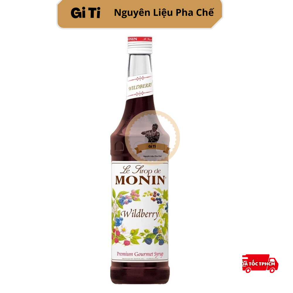 Siro/syrup monin dâu hỗn hợp | dâu rừng 700ml