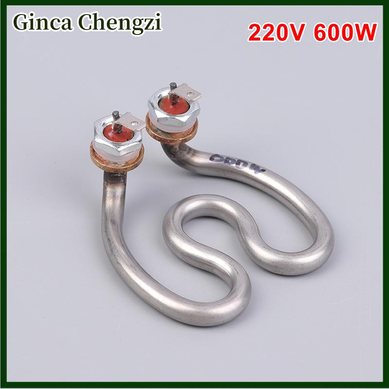 Ginca 500W 600W 220V Ấm đun nước điện không gỉ yếu tố làm nóng móng ngựa nước điện ống nhiệt cho máy pha cà phê - 3