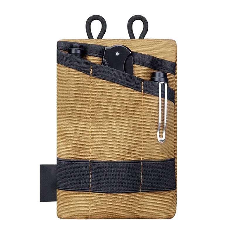 Mini Outdoor Pocket Organizer Pouch Multifunctional for Camping Hiking Mountaineering Card Key Tool Storage Bag