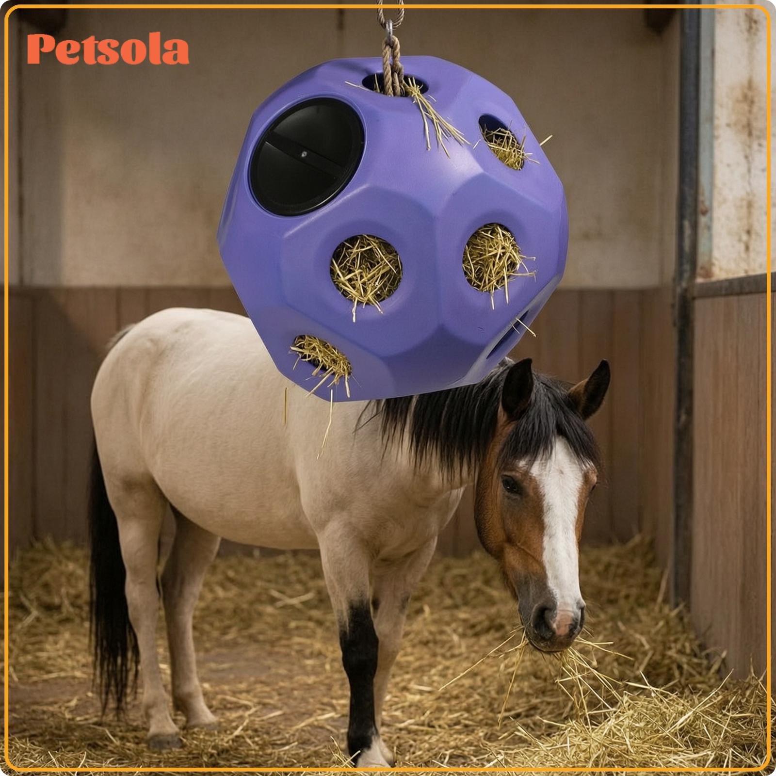 Horse Hay Ball Interactive Slow Feeder Hay Net Forage Toy Ball for Feeding Horses and Grazing Animals ราคา 5,822 บาท*ส่งฟรี