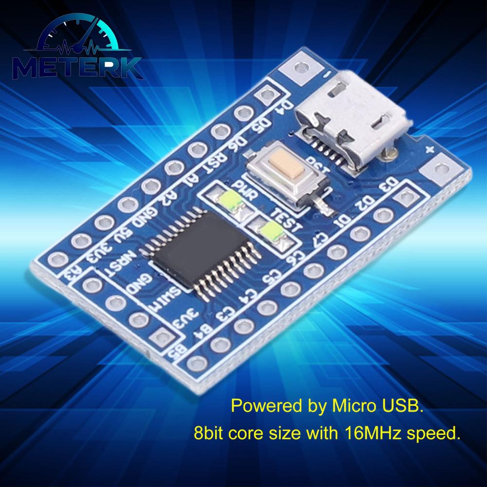 Meterk STM8S103F3P6 โมดูล 8bit 4.5-15V อินพุต 3.3V เอาต์พุต SWIM Debugging Development Board สำหรับ DIY ราคา 80 บาท*ส่งฟรี